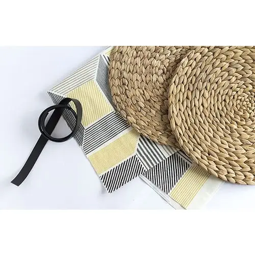 Amerikan Hasır Servis Örgü El Yapımı 35 cm Bambu Supla Amerikan Hasır Servis Örgü El Yapımı 35 cm Bambu Supla