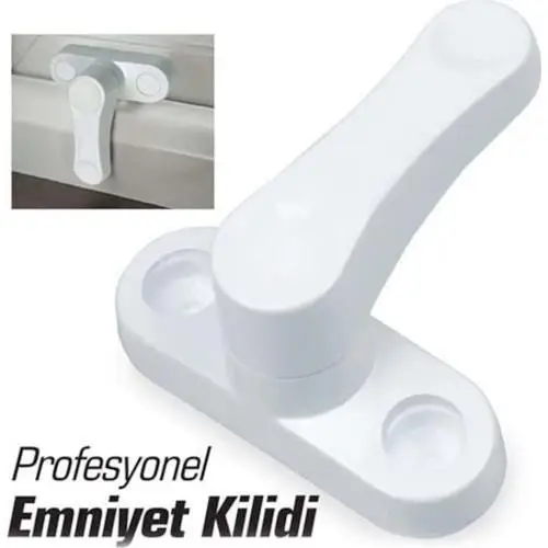 Çekmeli Kilit Plastik Pencere Emniyet Kilidi,Güvenlik Emniyet Kilidi (5 ADET) Beyaz Renk Çekmeli Kilit Plastik Pencere Emniyet Kilidi,Güvenlik Emniyet Kilidi (5 ADET) Beyaz Renk