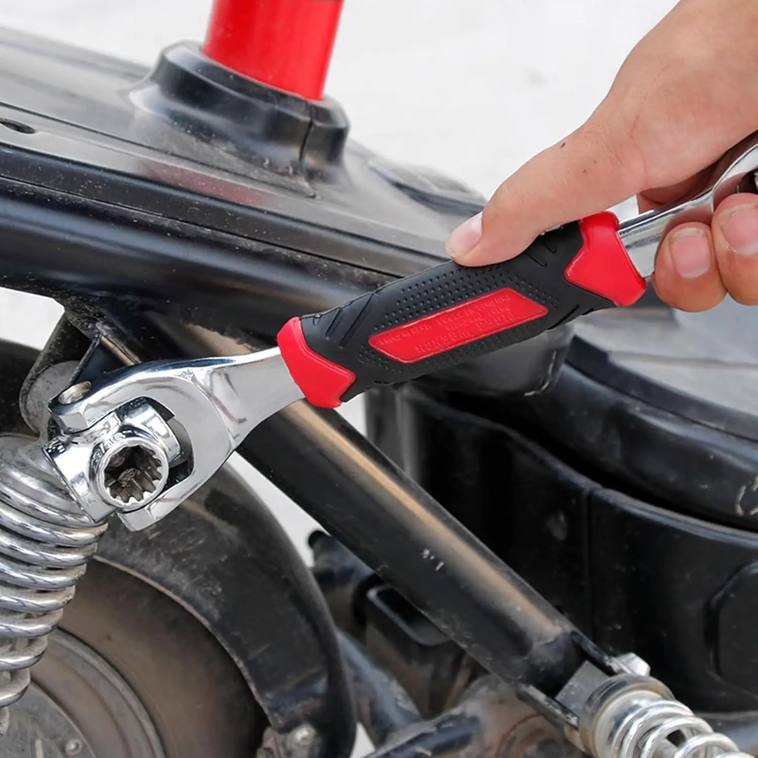 Çok Fonksiyonlu Anahtar Lokma Seti Çift Başlı 360 Derece Dönebilen KafaOynar Başlı Çok Fonksiyonlu Anahtar Lokma Seti Çift Başlı 360 Derece Dönebilen KafaOynar Başlı