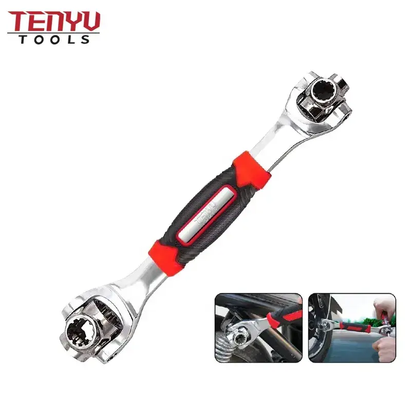 Çok Fonksiyonlu Anahtar Lokma Seti Çift Başlı 360 Derece Dönebilen KafaOynar Başlı Çok Fonksiyonlu Anahtar Lokma Seti Çift Başlı 360 Derece Dönebilen KafaOynar Başlı