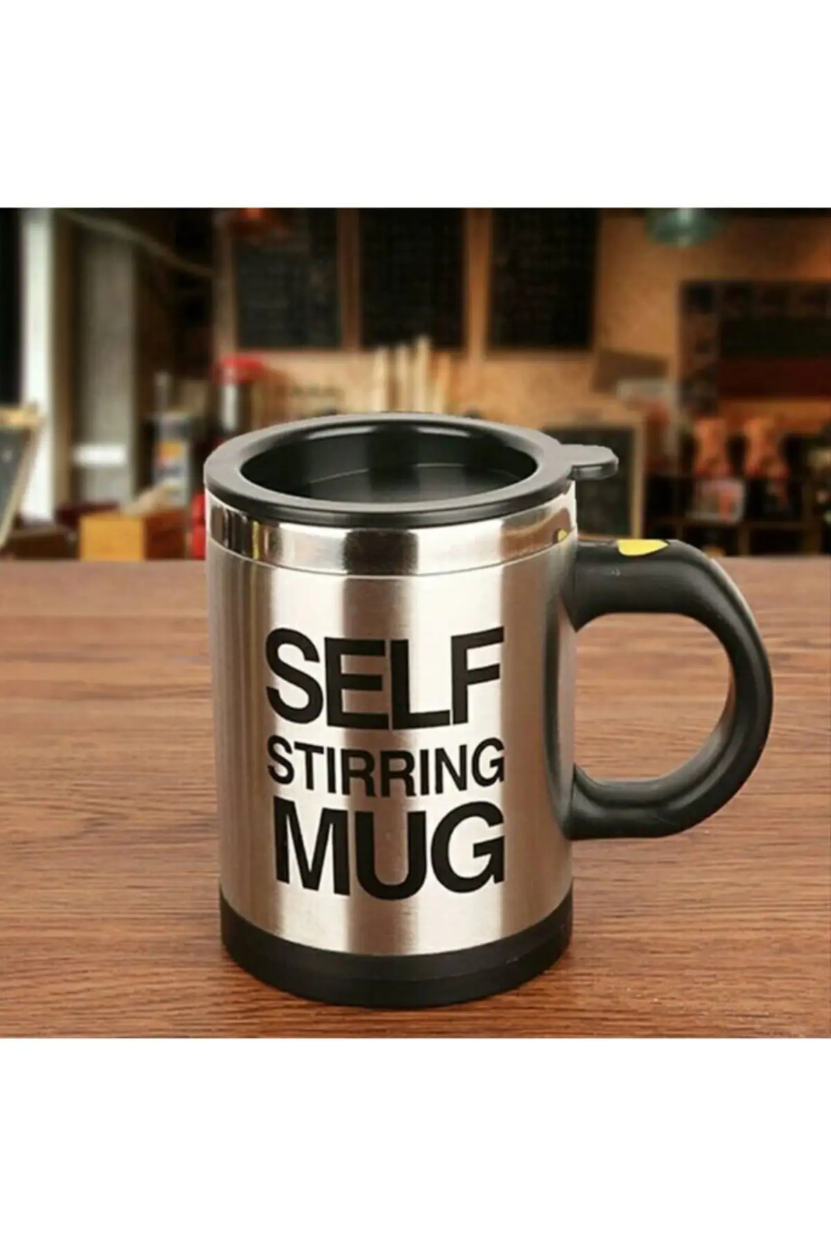 Kendi Kendini Karıştıran Mikser Kupa Termos Bardak; Self Stirring Mug Kendi Kendini Karıştıran Mikser Kupa Termos Bardak; Self Stirring Mug