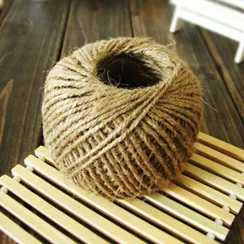 Naturel Doğal Jüt İp Hasır İp Süsleme İpi 100 gr-100 metre (2mm Kalınlık) (5 Adet) Naturel Doğal Jüt İp Hasır İp Süsleme İpi 100 gr-100 metre (2mm Kalınlık) (5 Adet)